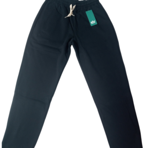 PANTALON ALGODÓN RECTO FRIZADO ELY NEGRO